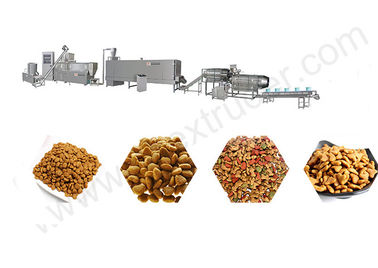 Сухой Киббле производственная линия машинного оборудования штрангпресса корма для домашних животных для собаки/кота/рыб