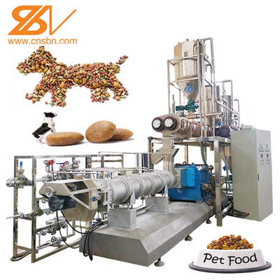 1-6t/H сушат Kibble закуска кошачьей еды собаки обрабатывая промышленное предприятие штрангпресса